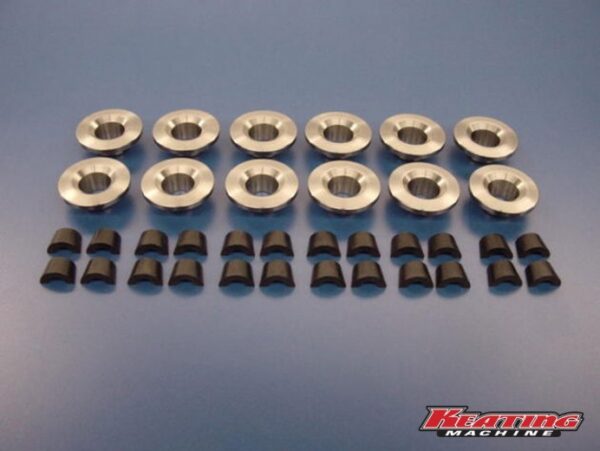 12 Valve Titanium Valve Spring Retainers With Hardened Locks Fits ...