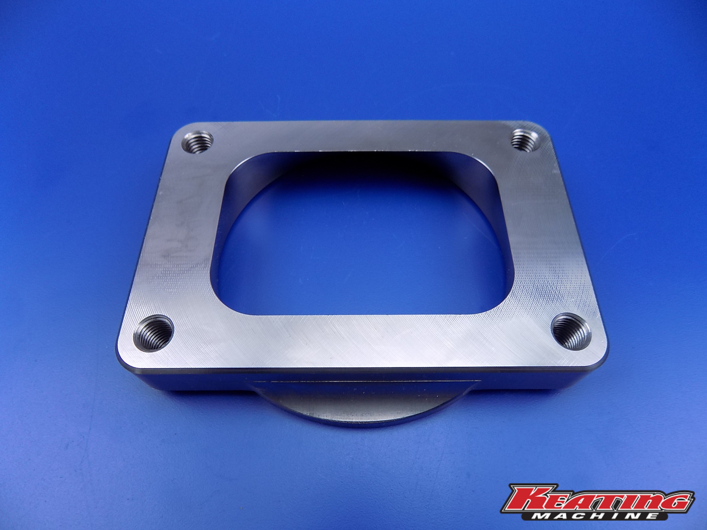 thumbnail image 2 of T6 SS Turbo Transition Flange – Dual 2.25" Stainless Steel – Made In USA By Spear Tool 2 of 6