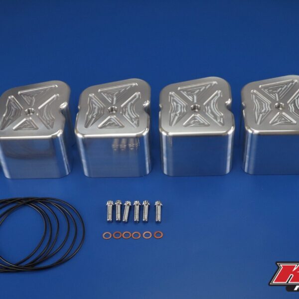 12 Valve Billet Individual Valve Covers fits Cummins Pocketed