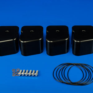 12 Valve Billet Individual Valve Covers fits Cummins Black Anodized