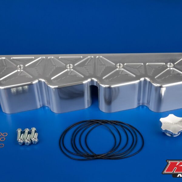 12 Valve Billet Valve Cover fits Cummins Notched for Stock Lines Pocketed