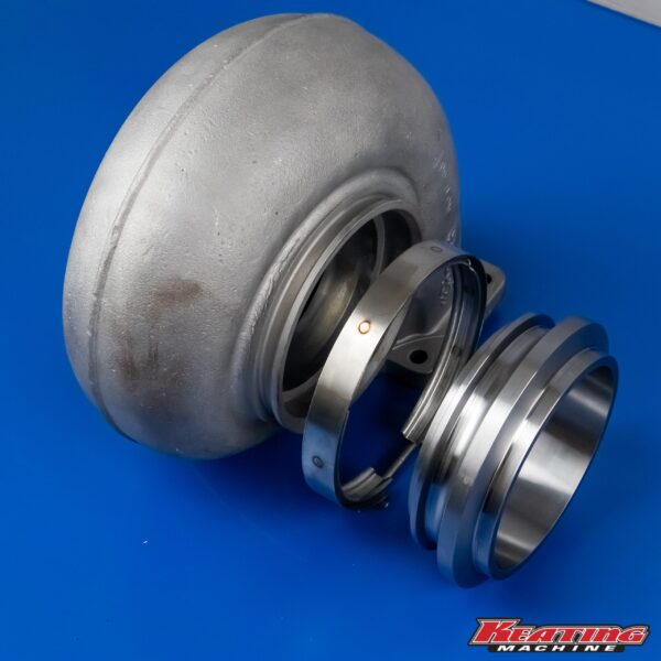 GT55 to S400 T6 5" Down Pipe Exhaust Adapter V-Band Flange