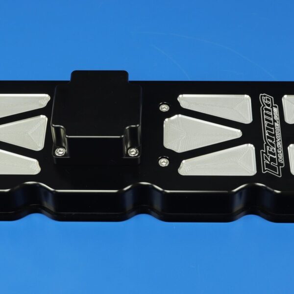 Common Rail Billet Valve Cover fits Cummins 2006 and UP Black Pocketed